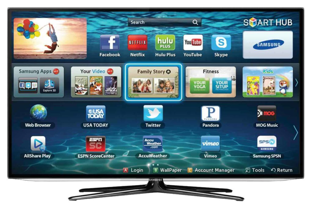 Cara setting smart tv samsung